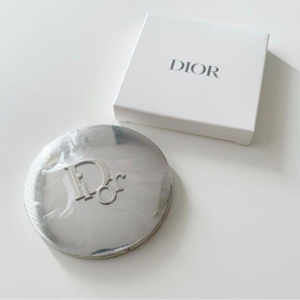 Dior Silver Round Compact